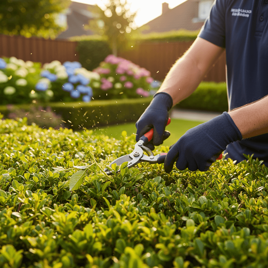 Garden maintenance work